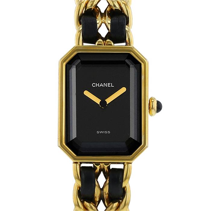 Reloj Chanel Première  talla L de oro chapado Circa  1990