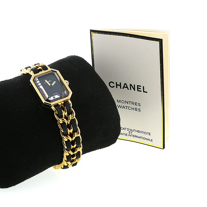 Chanel Première  size M watch in gold plated - Detail D2