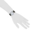 Hermès Cape Cod Tonneau watch in stainless steel Circa  2000 - Detail D4 thumbnail