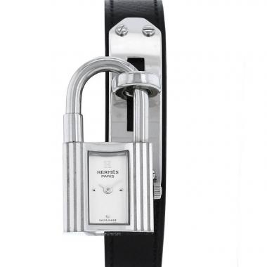 Hermes Kelly-Cadenas watch in stainless steel Ref:  KE1.201 Circa  2000