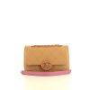 Bolso bandolera Chanel en cuero acolchado beige - 360 thumbnail