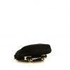 Gucci Gucci Vintage shoulder bag in black suede and black leather - Detail D4 thumbnail