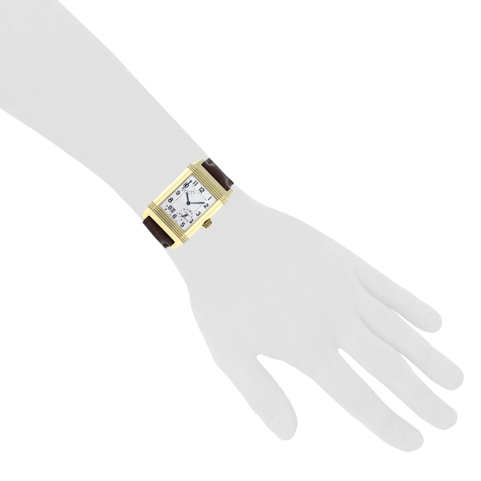 Jaeger-LeCoultre Reverso Grande Date watch in yellow gold Ref: 240.1.15 Circa 2000 - Detail D1
