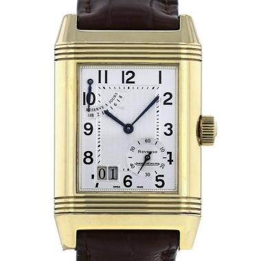 Montre Jaeger-LeCoultre Reverso Grande Date en or jaune Ref :  240.1.15 Vers  2000