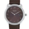 Reloj Hermès Arceau de acero Ref: sac a main Sandal hermes kelly 28 cm en cuir box noir  Circa 2000 - 00pp thumbnail