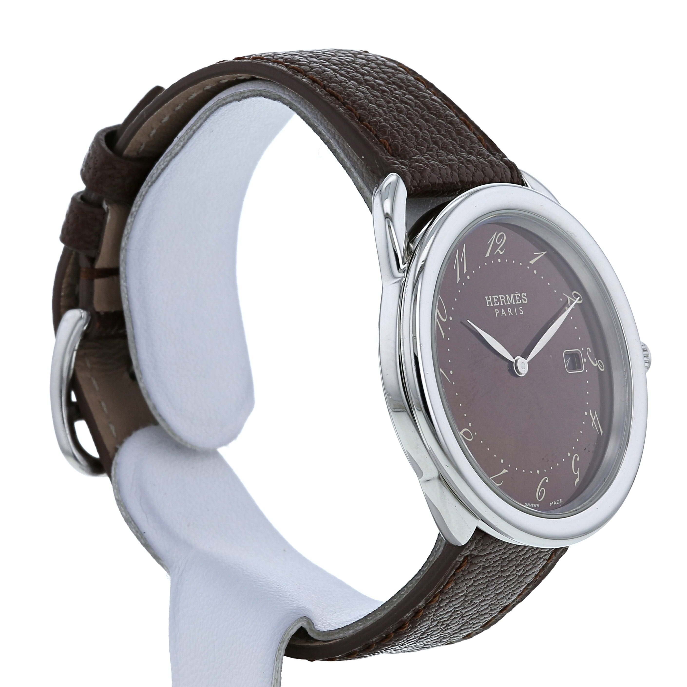 Orologio Hermès Arceau in acciaio Ref: Hermès - AR5.710  Circa 2000 - Detail D1