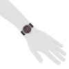 Reloj Hermès Arceau de acero Ref: sac a main Sandal hermes kelly 28 cm en cuir box noir  Circa 2000 - Detail D4 thumbnail