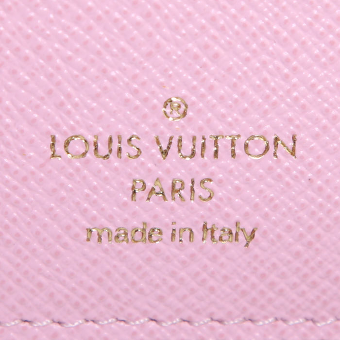 Portafogli Louis Vuitton Victorine in tela monogram marrone con motivo - Detail D3