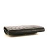 Pochette Saint Laurent Enveloppe in pelle trapuntata a zigzag nera - Detail D4 thumbnail