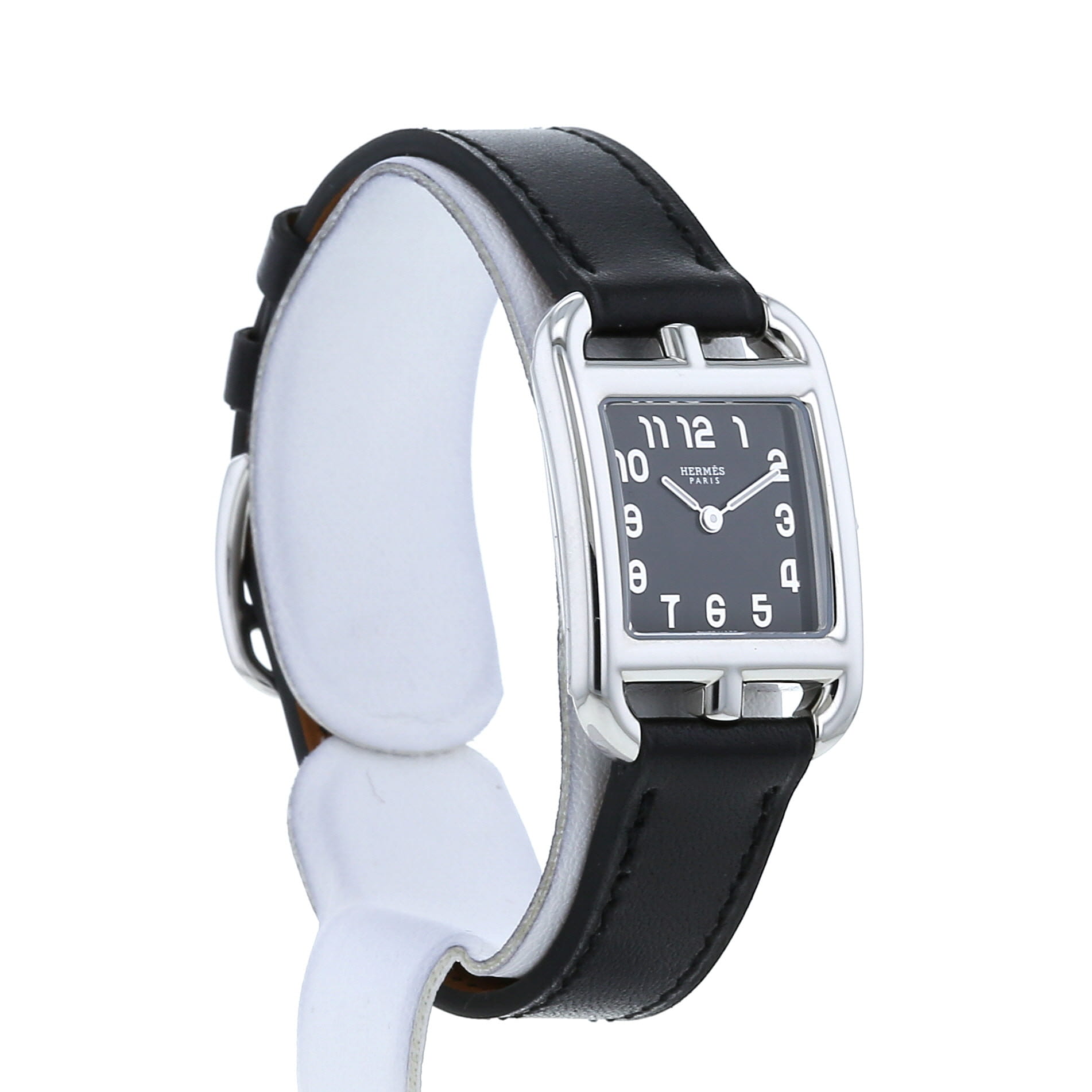 Montre Hermes Cape Cod en acier Ref :  CC1.210c de 2021