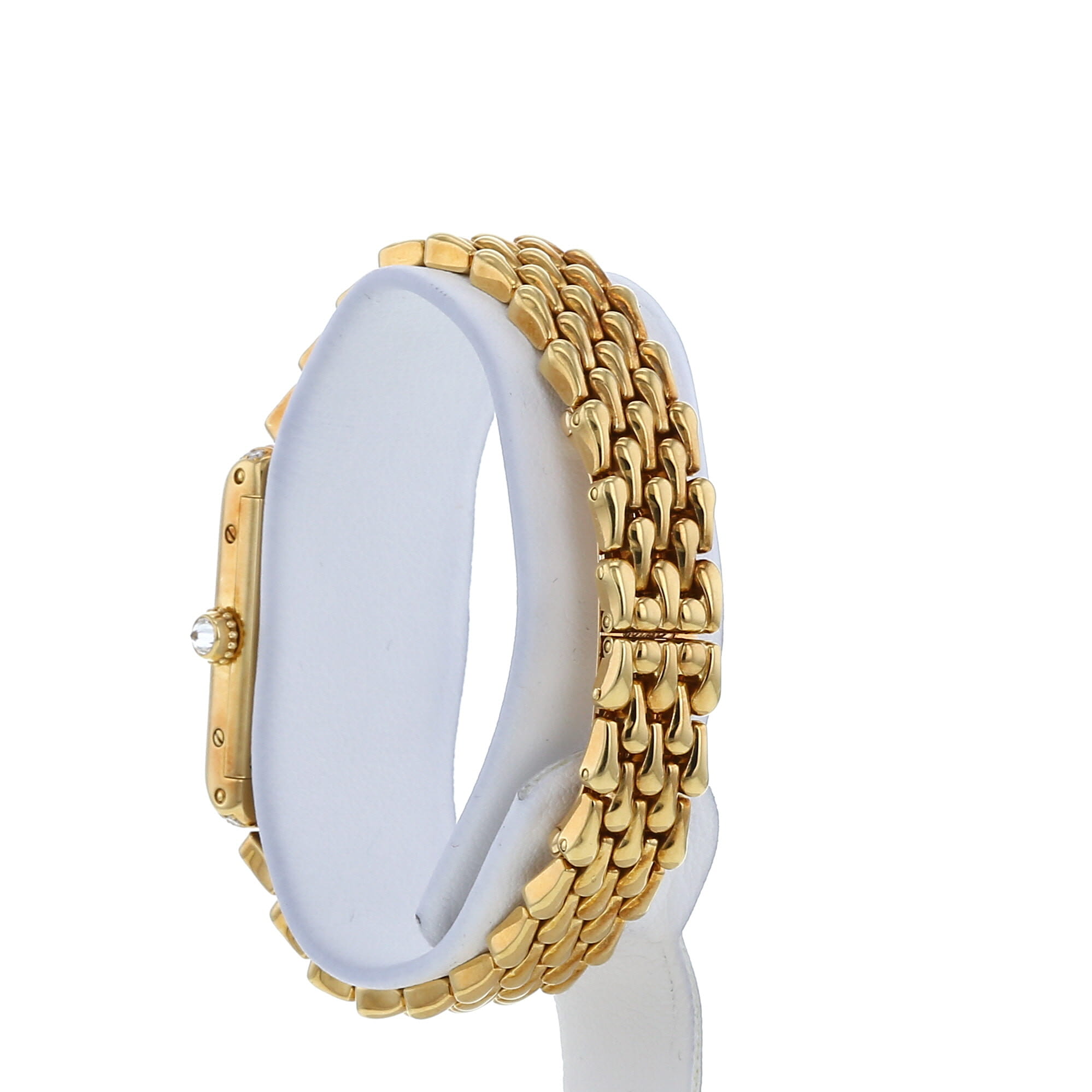 Cartier Tank Américaine watch in yellow gold Ref:  1380 Circa  1997 - Detail D3