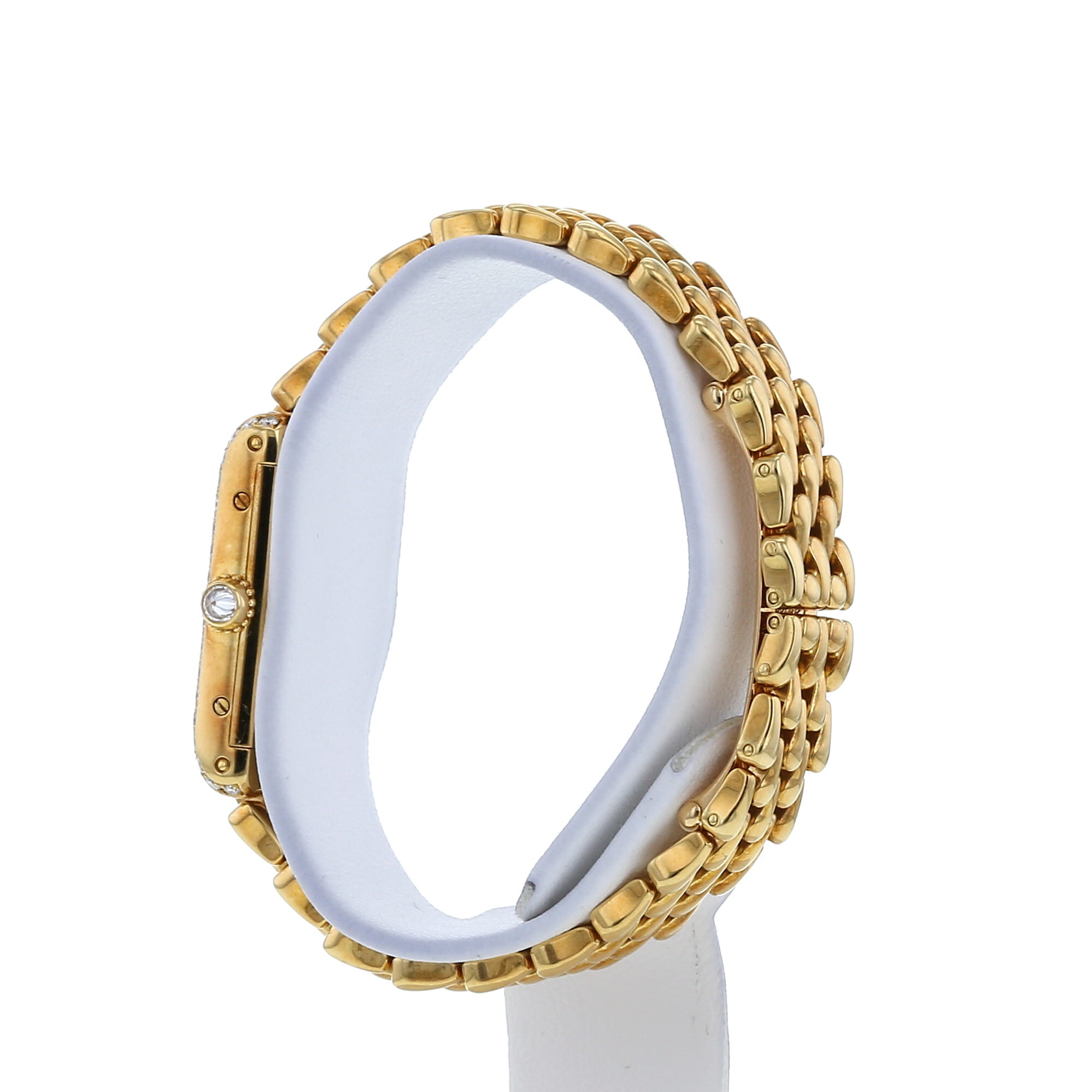 Cartier Tank Américaine watch in yellow gold Ref:  1380 Circa  1997 - Detail D4