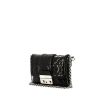 Borsa a tracolla Dior Miss Dior Promenade in pelle verniciata nera cannage - 00pp thumbnail