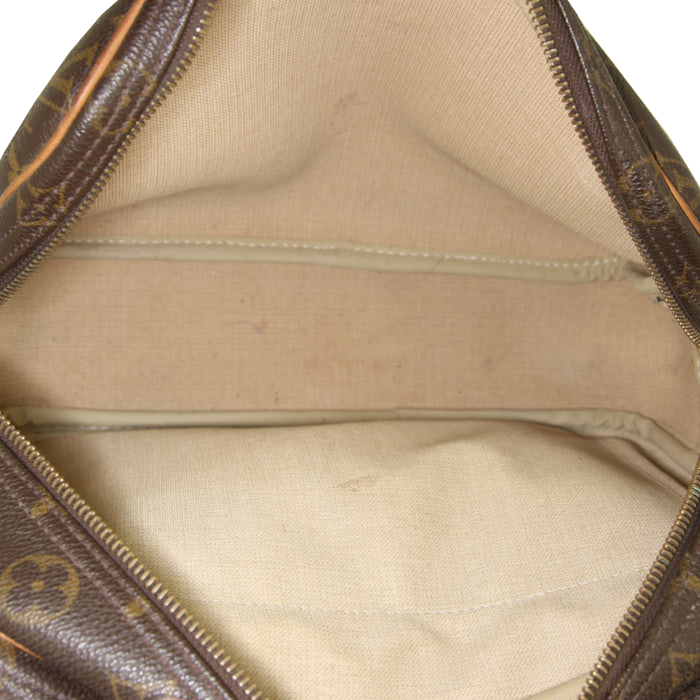 Borsa a tracolla Louis Vuitton in tela monogram marrone - Detail D2