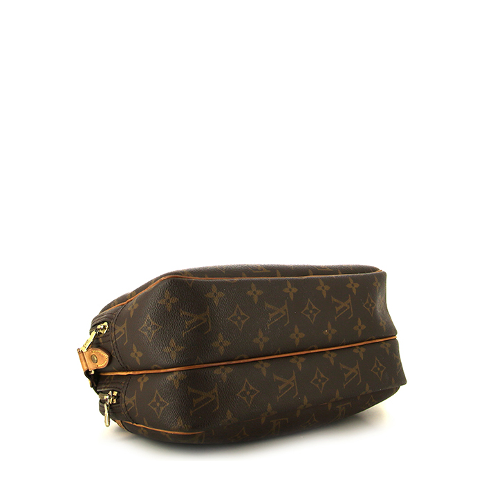 Borsa a tracolla Louis Vuitton in tela monogram marrone - Detail D4