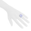 Dior Gourmande ring in white gold,  chalcedony and diamonds - Detail D1 thumbnail