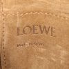 Loewe Gate mini shoulder bag in gold, taupe and brown tricolor smooth leather - Detail D3 thumbnail