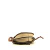 Loewe Gate mini shoulder bag in gold, taupe and brown tricolor smooth leather - Detail D4 thumbnail