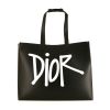 Dior D-Dior Editions Limitées shopping bag in black leather - 360 thumbnail