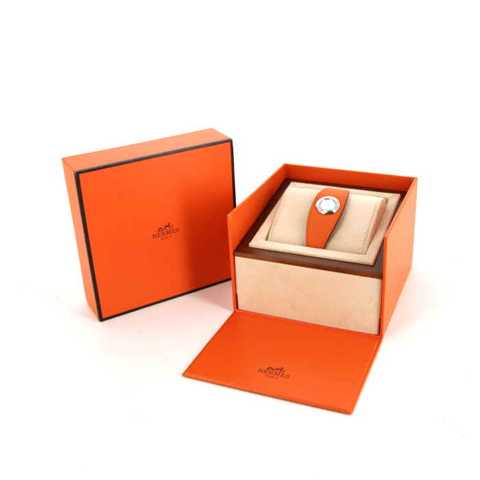 Montre Hermès Faubourg Manchette en acier Ref :  FG2.110 Vers  2020 - Detail D2