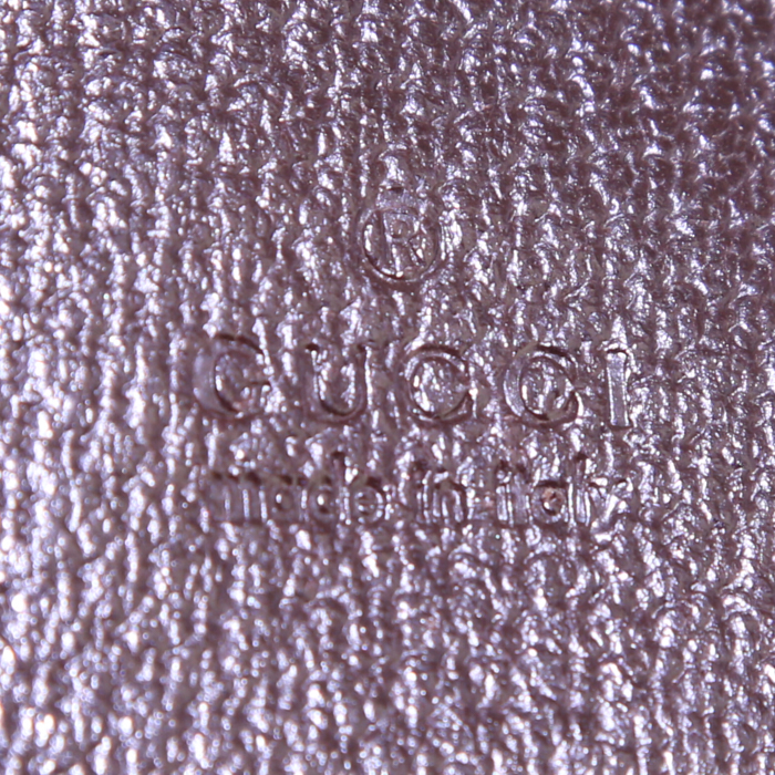 Bolsito-cinturón Gucci Gucci Vintage en lona monogram beige y cuero marrón - Detail D3