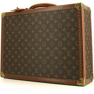 Valise Louis Vuitton en toile monogram et lozine