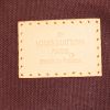 Bolso de mano Louis Vuitton Ségur en lona Monogram marrón y cuero natural - Detail D4 thumbnail