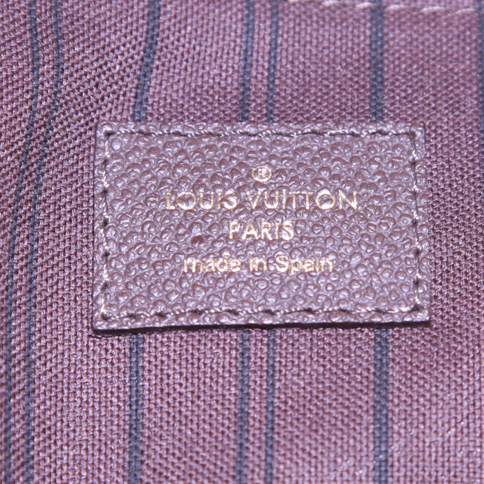 Louis Vuitton Citadines handbag in brown empreinte monogram leather - Detail D3