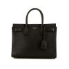 Saint Laurent Sac de jour Baby handbag in black grained leather - 360 thumbnail