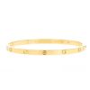 Cartier Love small model bracelet in yellow gold, size 16 - 00pp thumbnail