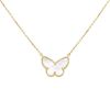 Van Cleef & Arpels Lucky Alhambra necklace in yellow gold and mother of pearl - 00pp thumbnail