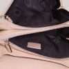 Bolso de mano Gucci Vintage en piel de potro negra y blanca y cuero beige - Detail D3 thumbnail