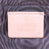 Bolso de mano Gucci Vintage en piel de potro negra y blanca y cuero beige - Detail D4 thumbnail