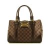 Louis Vuitton Berkeley handbag in ebene damier canvas and brown leather - 360 thumbnail