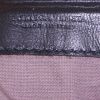 Pochette Bottega Veneta in pelle intrecciata nera - Detail D3 thumbnail
