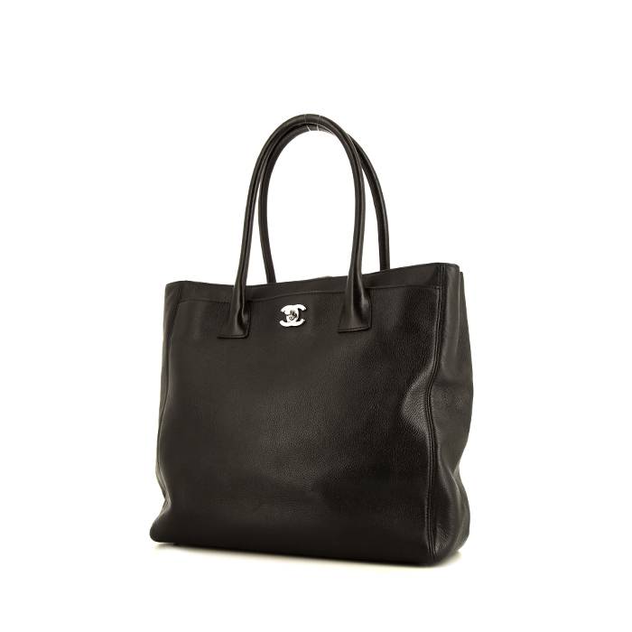 Chanel  Executive shopping bag  in black grained leather - 00pp