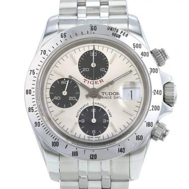 Reloj Tudor Prince Date Tiger Chronograph de acero Ref :  79280P Circa  1999