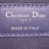 Bolso bandolera Dior Box 30 Montaigne en lona Monogram Oblique azul y cuero azul - Detail D3 thumbnail
