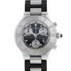 Cartier Autoscaph 21 watch in stainless steel Ref:  2424 Circa  1990 - 00pp thumbnail