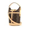 Louis Vuitton Duffle handbag in brown monogram canvas and natural leather - 00pp thumbnail