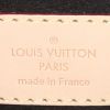 Borsa Louis Vuitton Duffle in tela monogram marrone e pelle naturale - Detail D4 thumbnail