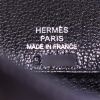 Hermès Kelly - Clutch pouch in black box leather - Detail D3 thumbnail