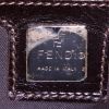 Fendi Mamma Baguette handbag in gold foal and brown leather - Detail D3 thumbnail
