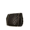 Bolso de shopping Chanel Grand Shopping en cuero acolchado negro - 00pp thumbnail