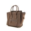 Celine Luggage shoulder bag in grey leather - 00pp thumbnail