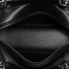 Dior Lady Dior Edition Limitée medium model handbag in white and black canvas and black leather - Detail D3 thumbnail