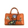 Loewe Amazona handbag in gold leather - 360 thumbnail