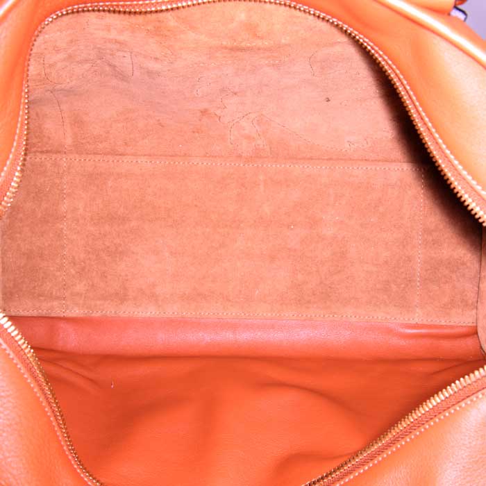 Borsa Loewe Amazona in pelle gold con motivo - Detail D3