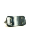 Louis Vuitton Alma small model handbag in dark blue patent leather - Detail D4 thumbnail