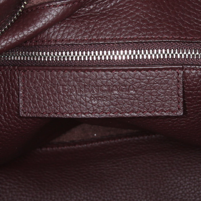 Borsa Balenciaga Classic City in pelle bordeaux - Detail D4